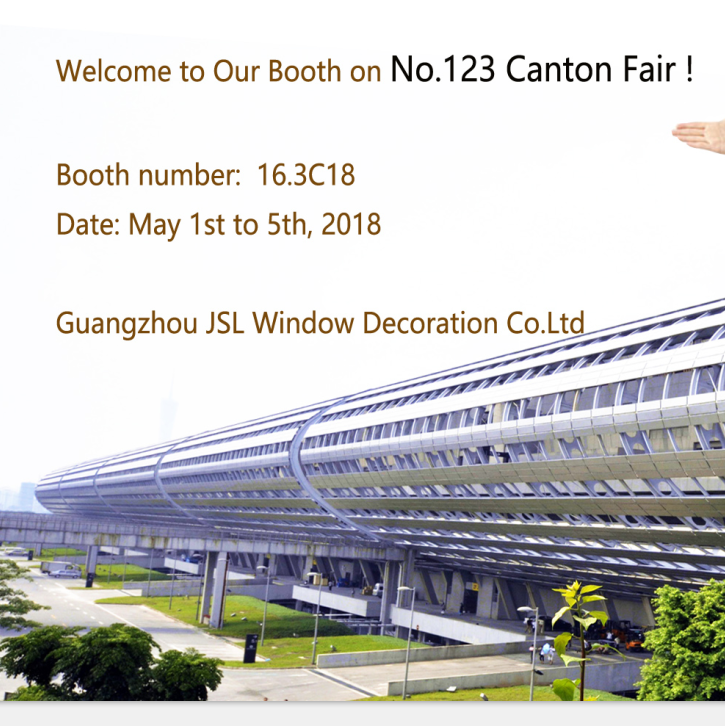 Einladung zur Canton Fair 2018 von JLS Blinds